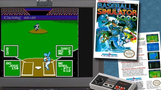 baseball simulator 1000 nes смотреть онлайн