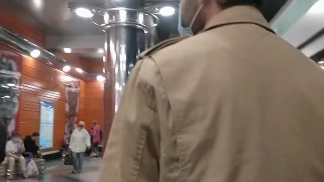 Станция метро Беговая. Питер. 13.06.20. смотреть онлайн