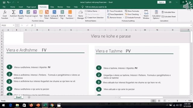 Vlera e Tashme e Parase, nepermjet Excel смотреть онлайн