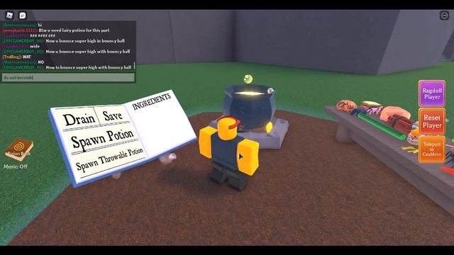 How To Make Headless Potion. (Wacky Wizard)