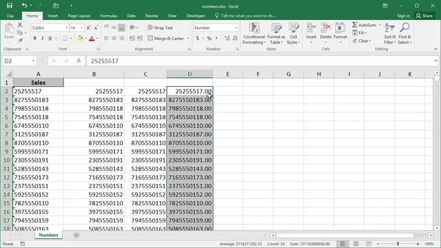 How to Numbers Standardized On Import And Export in Excel. смотреть онлайн