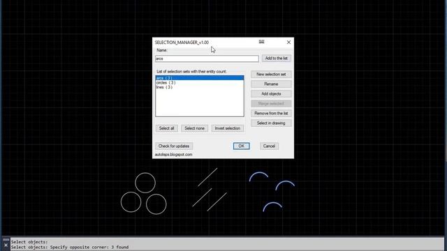 SELECTION MANAGER - Autolisp productivity plugin for Autocad смотреть онлайн