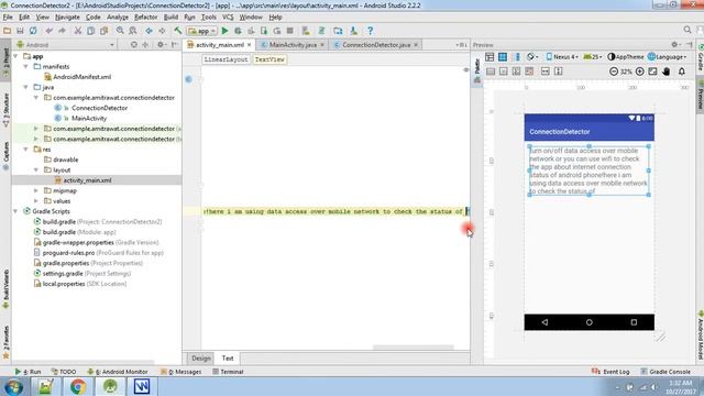 Check Internet Connection for Nougat above or lower api Android code ProgrammingCodeTech смотреть онлайн