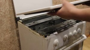 Как открыть разобрать стол крышку газовой плиты Дарина