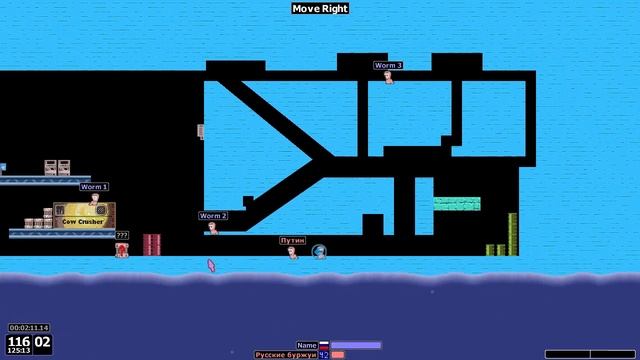 Worms Armageddon. Project X. HideNSeek Mod.