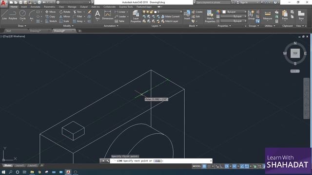 Isometric Camera drawing in AutoCad смотреть онлайн