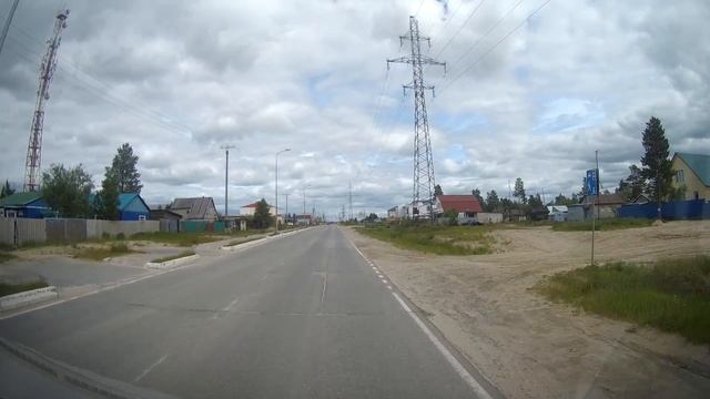 Пурпе / проезд по поселку смотреть онлайн