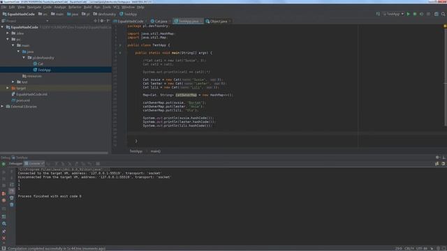 Equals i hashCode w Javie | Java PL смотреть онлайн