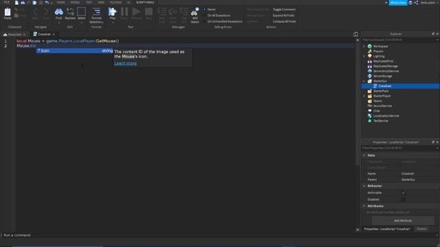 How To Add A Crosshair In ROBLOX Studio смотреть онлайн