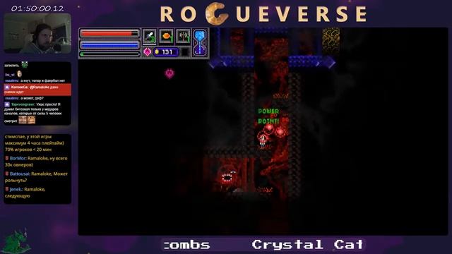 Rogueverse (Day 14, Bonus #5, final) - Crystal Catacombs, Space Rogue смотреть онлайн