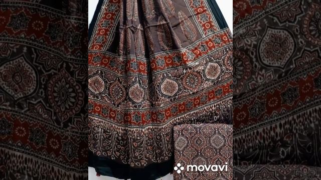 💞 AJRAKH PRINT MODAL SILK TOP & DUPATTA 2 PC SUIT 💞 смотреть онлайн
