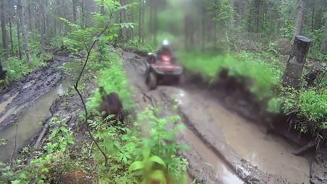 На квадроциклах по Северному Уралу, июль 2014г. смотреть онлайн