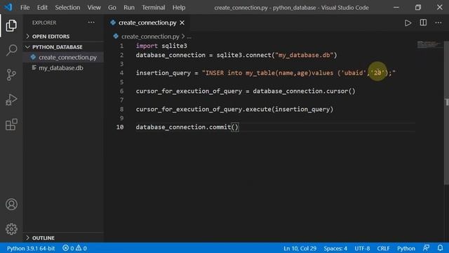 How To Use Sqlite3 Database in Python in Urdu/Hindi | Create Database in Python смотреть онлайн