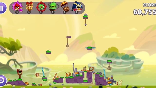 Angry Birds Reloaded: When Birds Fly - Level 43 (3 Stars) IOS Gameplay Walkthrough (HD) смотреть онлайн