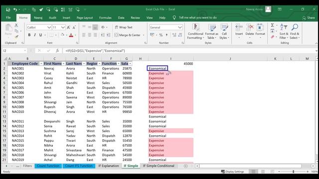 Excel IF Formula | 5 Minute में सीखो | Details With Examples (हिंदी) Lecture 6 | Excel for Beginner смотреть онлайн
