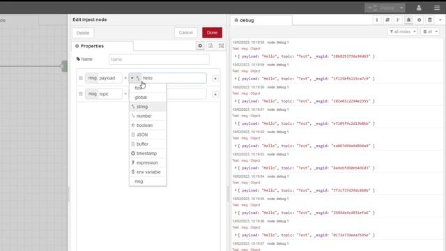 Overview of Node-Red Inject Node смотреть онлайн