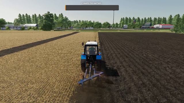 Farming simulator 22 карта Лиски обновление 2.0 #3 Обрабатываем поля. смотреть онлайн