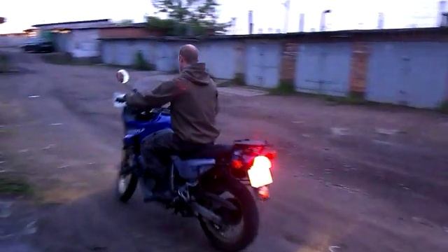 Honda Transalp 600 обзор ,осмотр моцикла перед покупкой (Часть 2) Езда смотреть онлайн