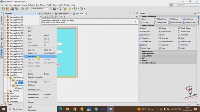 Login Page Windows App GUI In Java | By Adv. Ratan Sharma | JBJ Smart Learning ?#trending #java смотреть онлайн