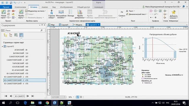 ArcGIS Pro: качественное оформление,диаграммы,таблицы.Настройка с условиями и логикой с Arcade