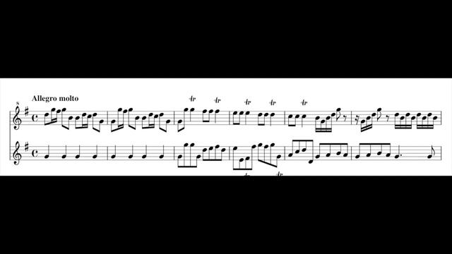 A. Vivaldi, Concerto per flautino (3/3) RV 443 set for soprano and tenor recorder смотреть онлайн