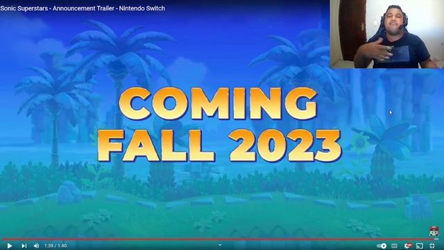 REACT AO TRAILER SONIC SUPERSTARS PARA O NINTENDO SWITCH смотреть онлайн
