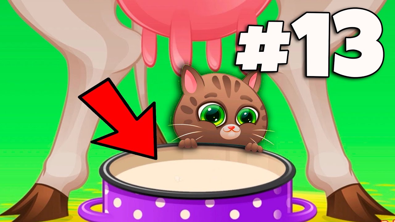 33 коровы.13 серия игры Виртуальный питомец котик Буббу на канале BabyMax. Прохождение игры. смотреть онлайн