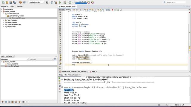 Learn Java Programming - Part 2-3: Read primitive variables from the input using Scanner class смотреть онлайн