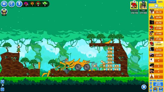 Angry Birds Weekly 175 Tournament Champions for Earth LEVEL 4 3 Sterne Top 10 смотреть онлайн