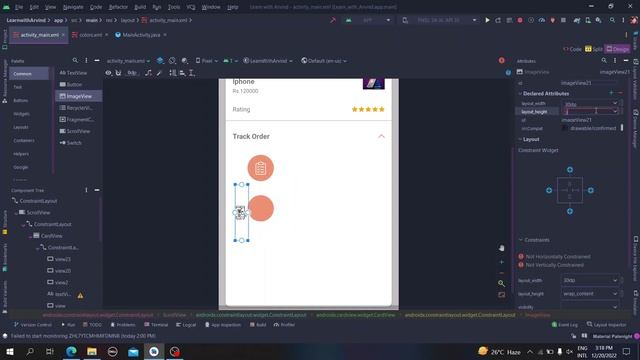 Android Order Tracking Screen UI Design | Track Order UI Design in Android Studio смотреть онлайн