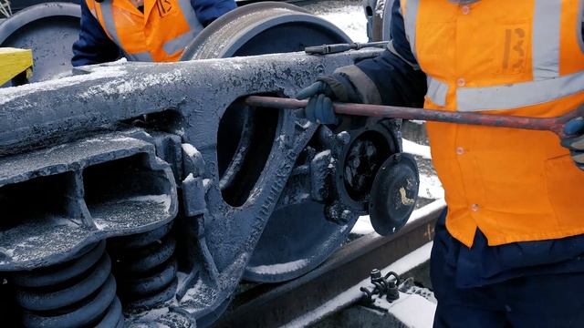 Установка стяжки на тележку вагона смотреть онлайн