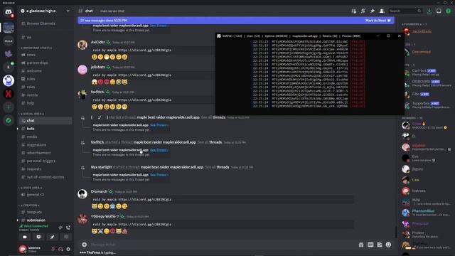 RAIDING CRINGE ROLEPLAY SERVER | Maple Raider