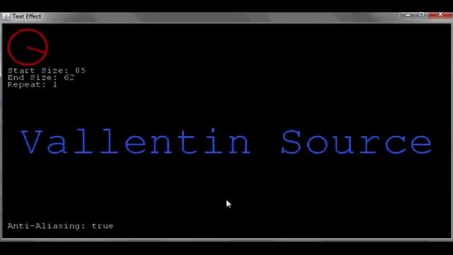 Java - Text Effect 01 смотреть онлайн