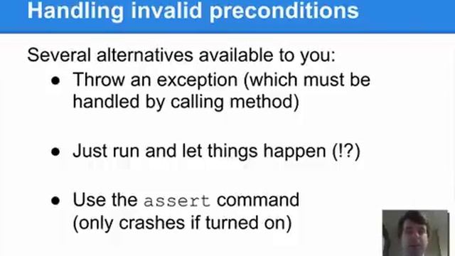 Preconditions & Postconditions смотреть онлайн