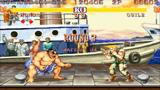 Fightcade 👊 Street Fighter 2 Champion Edition 👊🏽 Bluedream 🇨🇱 Vs FAIXA BRANCA 🇧🇷 смотреть онлайн