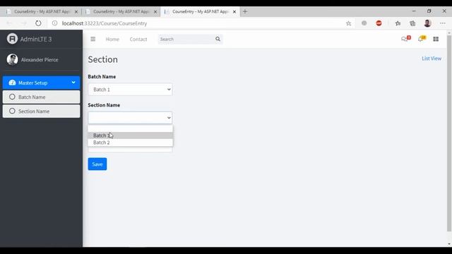 SMS-11: Cascading Dropdownlist Section Batch selection in ASP.NET MVC JQUERY AngularJS смотреть онлайн