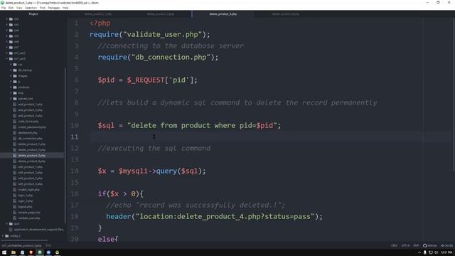 Delete Routine with File Removal | PHP | MySQL смотреть онлайн