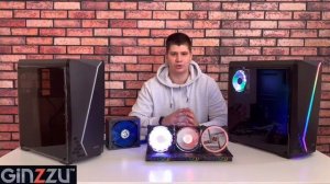 Обзор RGB вентиляторов и контроллеров от GINZZU.