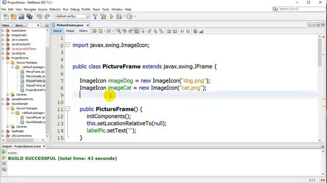Java Add Image on JFrame смотреть онлайн