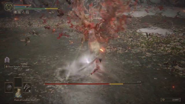 Malenia solo Ng - hitless - Greataxe - Royal Knight's Resolve series смотреть онлайн