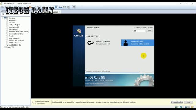 #01-how to install CentOS 7 64bit With GUI on VMware смотреть онлайн