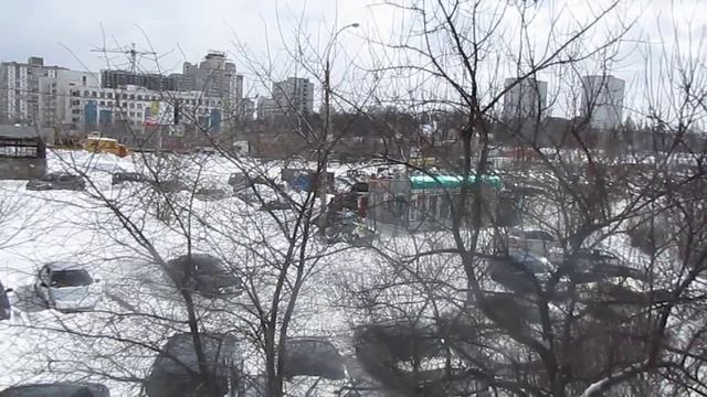 Киев. После бури 25.03.2013. В Киеве объявлен выходной! смотреть онлайн