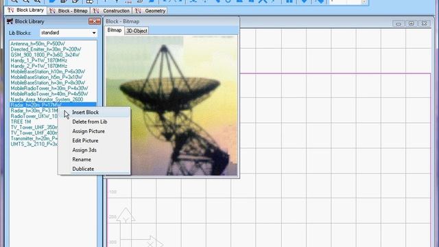 Narda EFC-400, Расчет электромагнитного поля от радара. смотреть онлайн