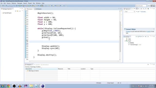 Java Game Programming - Artist Methods смотреть онлайн