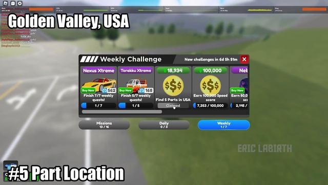 ROBLOX DRIVE WORLD | ALL PARTS LOCATION FOR NEXUS XTREME AND TORRAKU XTREME QUEST (EXPIRED) смотреть онлайн
