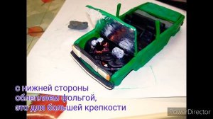 ВАЗ-2107 из пластилина. Процесс создания