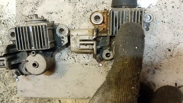 Kia Spectra/Shuma нет зарядки, ремонт генератора.