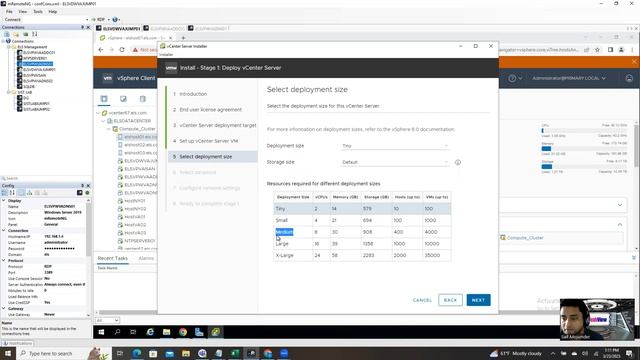 VMware vCenter server 8.0 installation смотреть онлайн