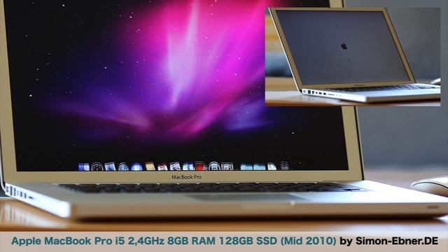 Apple MacBook Pro I5 2,4GHz 8GB RAM 128GB SSD (Mid 2010) By Simon-Ebner.DE