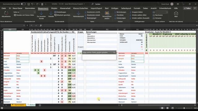 Gruppen bilden. Noten verwalten und mehr für Windows ab Excel 2010. смотреть онлайн